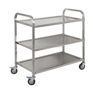 Carrito de <span class=keywords><strong>Cocina</strong></span> Modular Aislado de Acero Inoxidable de 3 Niveles con Funcionamiento Silencioso para Servicio de Alimentos en Restaurantes y Hoteles - Product Image 1