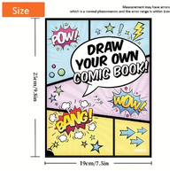 Fabricant en gros créatif intéressant matériel sécurité unisexe écologique enfants bande dessinée création livre personnalisable