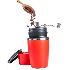 Tasse à café isolée pour l'extérieur Moulin à café portable Machine à café goutte à goutte manuelle <span class=keywords><strong>avec</strong></span> fraise conique en céramique - Product Image 1