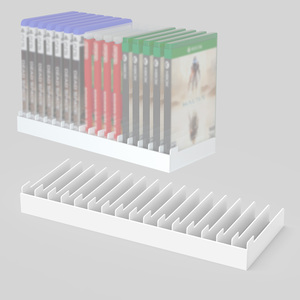 MZ-8026 Soporte <span class=keywords><strong>de</strong></span> Almacenamiento para CD y <span class=keywords><strong>Tarjetas</strong></span> Compatible con Porta CD y Caja para <span class=keywords><strong>Tarjetas</strong></span> (Material ABS) - Product Image 1