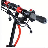 Trottinette électrique pour adultes de 800 watts et 48 volts, fabriquée en acier au carbone et en alliage d'aluminium, adaptée à la conduite en ville et en montagne.