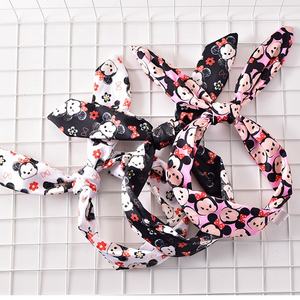 Diademas de Fibra de Poliéster de Alta Calidad, Diseño Más Vendido, para Mujer, Diseño Ajustable, Estilo de Moda con Patrón de Dibujos Animados, para el Cabello - Product Image 5