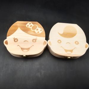 Usine Bois Naturel Artisanat Garçons Filles Cadeaux Bébé Première <span class=keywords><strong>Dent</strong></span> Lanugo Personnalisé Belle Souris Forme <span class=keywords><strong>Lait</strong></span> <span class=keywords><strong>Dent</strong></span> Boîte Bébé <span class=keywords><strong>Dent</strong></span> - Product Image 4