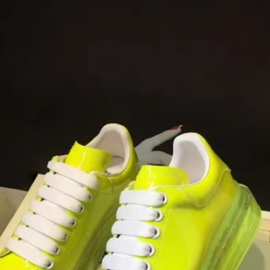Nouvelles chaussures de marche 2026 à semelle en cuir vert fluorescent, design de marque luxueux, chaussures d'extérieur et décontractées - Product Image 3
