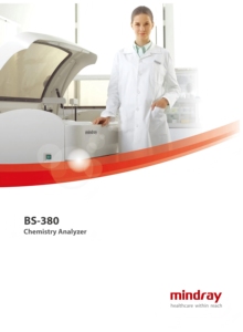 Analizador Químico Automático Mindray BS-380, Sistema de Análisis Bioquímico, Equipo Mindray para Uso en Laboratorio - Product Image 3
