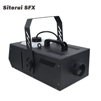 Siterui SFX Puissante machine à fumée 1500W Création d'effets de brouillard artificiel pour les scènes et les événements Nouveau brumisateur de châssis noir