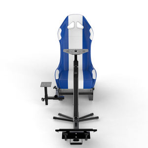 Silla de simulación de juegos ajustable personalizada de fábrica, <span class=keywords><strong>asiento</strong></span> de simulador de carreras de coches con soporte para <span class=keywords><strong>volante</strong></span> de juego - Product Image 5