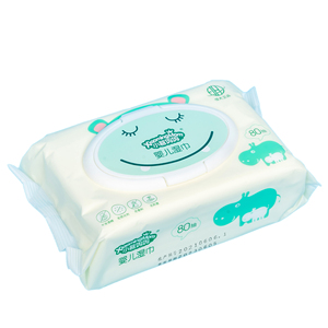Lingettes humides biodégradables personnalisées, 50 pièces, lingettes pour bébés, mignonnes, vente en gros - Product Image 1