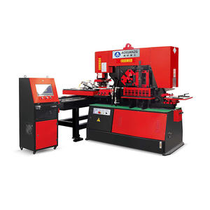 Alimentador de placa de acero NC multifuncional, máquina de perforación y cizallamiento de Metal hidráulico, totalmente automática - Product Image 1