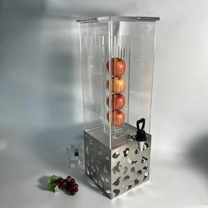 Premium Custom Thick Transparent Acrylic <b>Drink</b> Dispenser With Faucet For Home Bar Banquet Beverage Service - Product Image 3