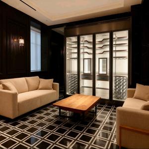 Réfrigérateurs à vin en acier inoxydable sur mesure, conçus pour les professionnels, armoires à vin thermostatées pour la maison, l'hôtel et le restaurant - Product Image 4