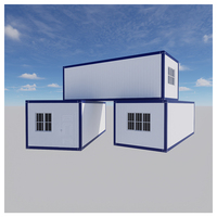 Conteneur 20 pieds, maison modulaire en conteneur, maison préfabriquée 40 pieds, structure de conteneur détachable