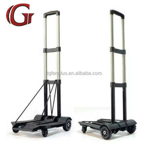 Poignée télescopique en aluminium pour chariot de service de cuisine avec roue de réservoir pour déplacer des marchandises - Product Image 1