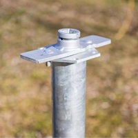 Ancrage de vis au sol Offre Spéciale Ancre de pieu à vis au sol galvanisée en spirale pour le solaire
