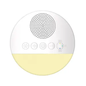 Machine à bruit blanche Portable avec lumière LED, appareil avec sons pour le sommeil, aide au sommeil, lampe nocturne pour bébé