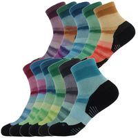 Vente chaude Sublimation Polyester Tricoté Impression Numérique Personnalisée 3d Chaussettes de Sport pour Hommes