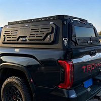 Cubierta Rígida de Aluminio para Camioneta, Tipo Camper, Plegable Manualmente, Tres Puertas, Impermeable, con Cerradura, Cubierta para Camioneta