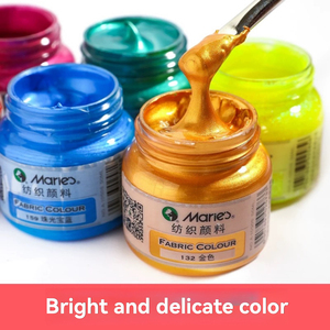 Ensemble <span class=keywords><strong>de</strong></span> peintures acryliques pour tissu <span class=keywords><strong>Marie</strong></span>'s, 50 ml, 24 couleurs, résistantes à la décoloration et imperméables, pour vêtements, chaussures, toile, verre et papier, art DIY - Product Image 2