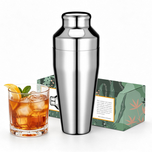 Shaker à cocktails <span class=keywords><strong>français</strong></span> en acier inoxydable de qualité supérieure, shaker à martini poli miroir, shaker de barman pour <span class=keywords><strong>bar</strong></span> à domicile et bars professionnels - Product Image 1