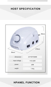 Ibelieve <span class=keywords><strong>Pro</strong></span> Forte Manucure Pédicure Aspirateur Haute Puissance 35000 tr/min Électrique En Gros 80w Perceuse À Ongles Équipement De Salon - Product Image 2