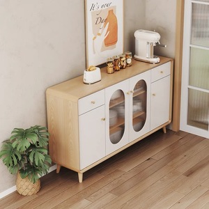 Buffet en bois de luxe léger, écologique et durable, avec porte en verre, pour <span class=keywords><strong>restaurant</strong></span>, cuisine, salon, maison - Product Image 1