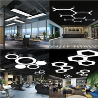 Lustre suspendu rond en panneau nordique à LED, en fer et acrylique, pour salon, décoration intérieure, lampe suspendue moderne pour plafond
