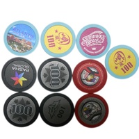 Jetons de poker ABS, 40mm, 4g, en plastique, prix d'usine, à vendre