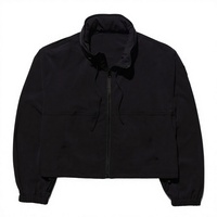 Vestes d'hiver athlétiques pour femmes, personnalisées, avec fermeture éclair, finition OEM, respirantes, imperméables, coupe-vent, rayées, camouflage, viscose