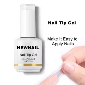 Professional Wholesale Oem Custom Private Label Soft Gel Soak Off Press On Nail Gel Adhesive Nail Resin Tips Glue Gel Polish