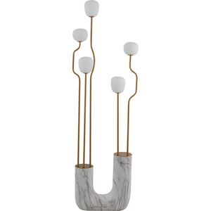 Lámpara de pie creativa simple nórdica, lámpara de pie de dormitorio en forma de U vertical de lujo con luz moderna - Product Image 1