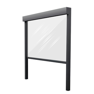 YST pvc <span class=keywords><strong>transparent</strong></span> motorisé extérieur patio étanche patio zip piste extérieur zip écran clair pvc <span class=keywords><strong>balcon</strong></span> restaurant stores - Product Image 1