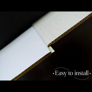 Painel de Parede Integrado em PVC Honeycomb, Painel de Parede de Plástico SPC, Impermeável, Resistente ao Fogo e à Umidade - Product Image 4