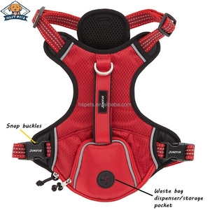 Thoải Mái Neoprene Độn Phản Quang Con Chó Khai Thác Hai Dây Xích File Đính Kèm Không Có Kéo Tính Năng Cho Thể Thao Vật Liệu Nhựa Cho Vật Nuôi - Product Image 2