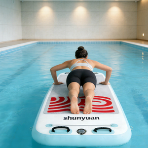 Colchoneta Inflable Personalizada para Gimnasia, Colchoneta Flotante Plegable para Fitness, Colchoneta Inflable para Yoga en el Agua para Piscina - Product Image 4
