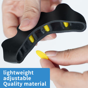 Échantillons gratuits SEBS Séparateur d'orteils réglable à 5 pour soulager les oignons <span class=keywords><strong>Hallux</strong></span> <span class=keywords><strong>Valgus</strong></span> <span class=keywords><strong>Correcteur</strong></span> d'orteils Tampon d'espacement <span class=keywords><strong>Correcteur</strong></span> d'orteils - Product Image 6