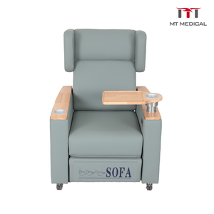 Silla de Infusión Manual MT Medical con Respaldo Segmentado, Soporte para Vía Intravenosa Ajustable, Portavasos, Tela de PVC, Silla de <span class=keywords><strong>Transfusión</strong></span> para Pacientes - Product Image 5