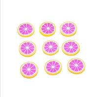 2cm 3D Gemengde Fruit Polymer Fancy Chunky Klei Schijfjes Bulk voor Pennen Nagelkunst Plastic Sprinkles voor Slime Sieraden Accessoires