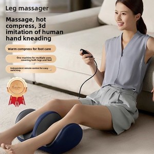 Appareil de massage des pieds et des mollets chauffant électrique avec rouleaux, vibration et shiatsu - Product Image 3