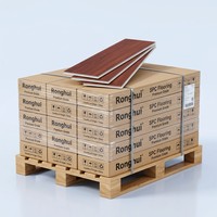 Plancher SPC moderne de 6 mm résistant à l'eau, aspect bois, vinyle de luxe pour la décoration de sols résidentiels et commerciaux
