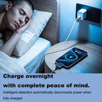 Adaptador de Carga Rápida Tipo-C de 140W con Desconexión Automática Inteligente con IA, Apagado Automático al Carga Completa, Compatible con Teléfonos y Tabletas