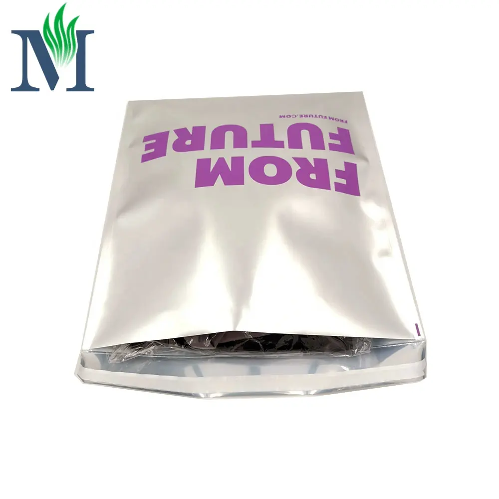 アルミ箔カスタムロゴビニール袋hdpeプラスチックショッピングバッグ耐衝撃性バッグ