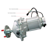 Moteur synchrone à aimant permanent YP, Yuxin 1,2 kW avec réducteur de vitesse, transaxle pour tracteurs et motoculteurs
