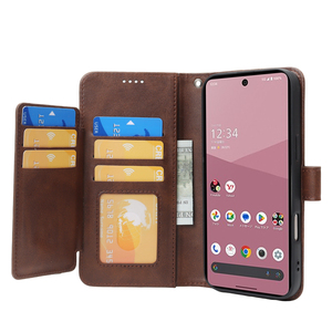 Étui de téléphone en cuir PU avec porte-cartes pour Sharp Wish2 Zero 2 Zero V6 Leitz Phone 3 R 5G Compact R3 R2 Housse de téléphone portable - Product Image 3