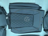 Accessoires de voiture, ensemble complet, sièges de voiture en cuir personnalisés de luxe, universels, pour la série Audi