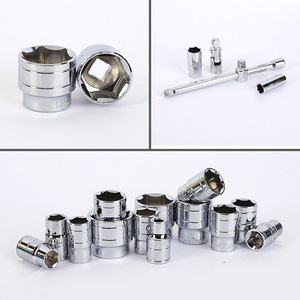 Ensemble d'outils de réparation automobile de 37 pièces, clé à douille de 1/2 pouce, kit de clés à douille CR-V, clé à cliquet 72T, outils à main pour l'entretien automobile - Product Image 3