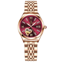 POEDAGAR 320 Nouvelle montre étanche avec éclairage nocturne, montre décontractée pour femme, bracelet en acier inoxydable, mouvement à quartz, montre sélectionnée comme cadeau