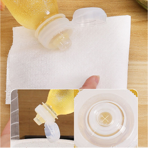 สำหรับใช้ทำอาหารฝาปิดพลาสติกขนาด300มล. 500มล. ฝาปิดด้านบนภาชนะใส่ซอสแบบบีบใส่เครื่องปรุงอาหาร - Product Image 5