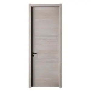 High Quality Modern design Interior melamine wooden door for Apartment MDF Interior laminated door for India