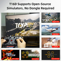 Émetteur RC RadioLink T16D 16CH avec récepteur R16F, télécommande longue portée pour drone FPV, avion, hélicoptère
