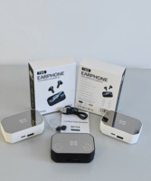 Écouteurs intra-auriculaires TWS à basses profondes avec son stéréo HiFi, affichage numérique et commandes tactiles pour un changement de chanson et une réponse aux appels facilités